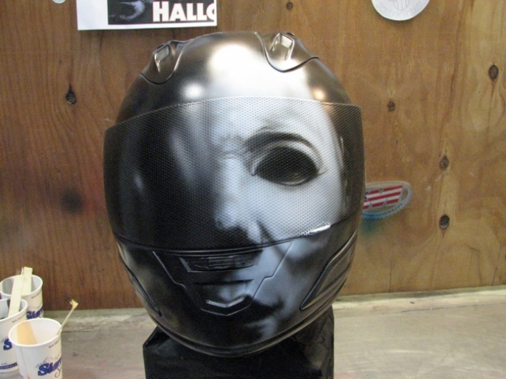 michael myers motorcycle helmet